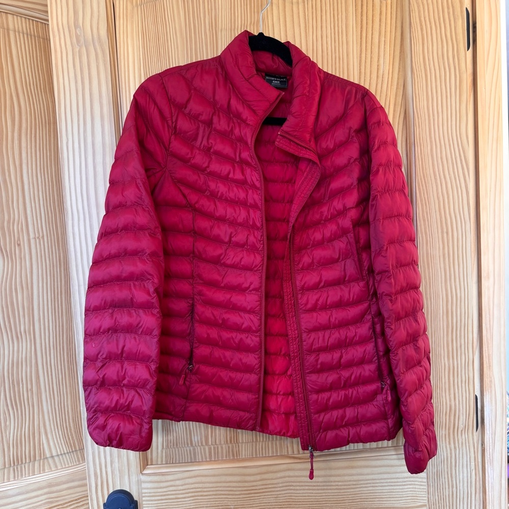 Women's Red Puffer Jacket